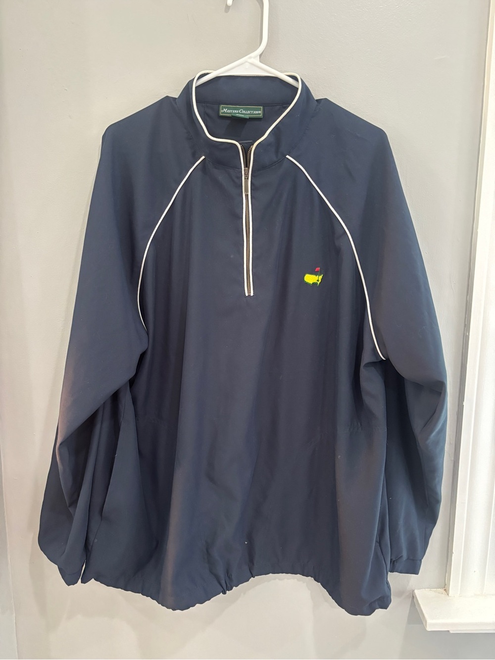 Vintage Masters Collection Pullover Adult EXTRA LARGE Blue Windbreaker Shell Y2K